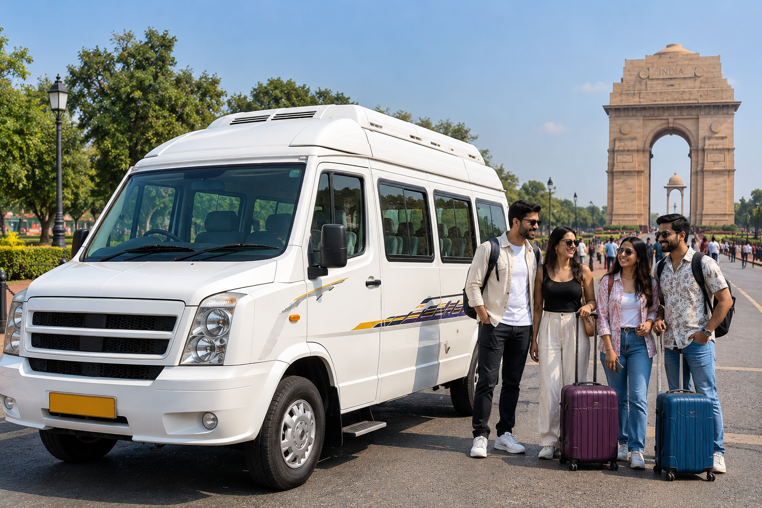 9 Seater Tempo Traveller
